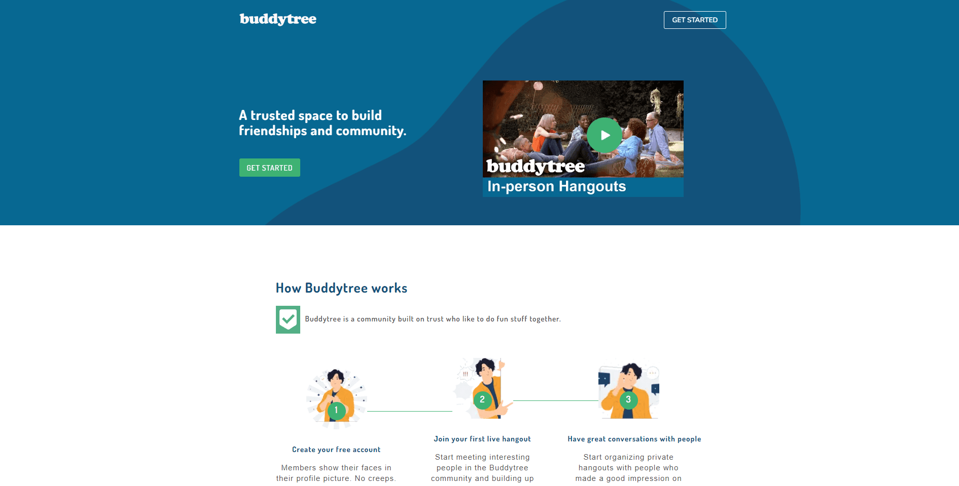 Buddytree Homepage